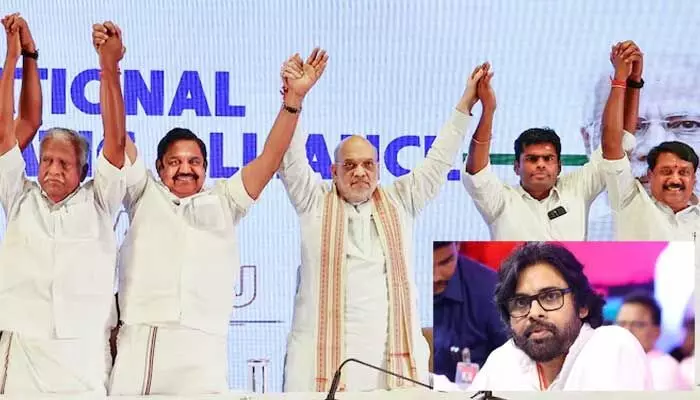 Pawan Kalyan : బీజేపీ - అన్నాడీఎంకే కూటమికి పవన్ శుభాకాంక్షలు Pawan Kalyan : బీజేపీ - అన్నాడీఎంకే కూటమికి పవన్ శుభాకాంక్షలు