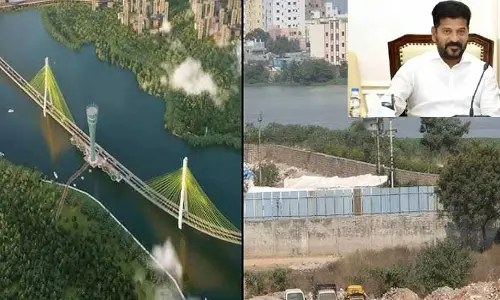 CM Revanth Reddy : సింగపూర్ గార్డెన్స్ బై ది బే ను తలపించేలా మీరాలం బ్రిడ్జి: సీఎం రేవంత్ రెడ్డి