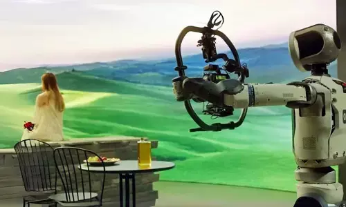Atlas Robot : సినీ ఫీల్డ్‌లోకీ రోబో ఎంట్రీ..! కెమెరామెన్ లేకున్నా షూటింగ్ ఆగదేమో ఇక..!