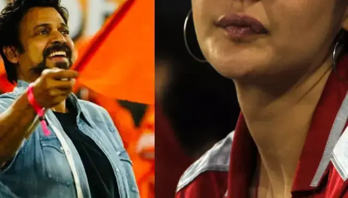 SRH మ్యాచ్... ఆ హీరో, హీరోయిన్ మధ్య వార్ మాములుగా లేదుగా !