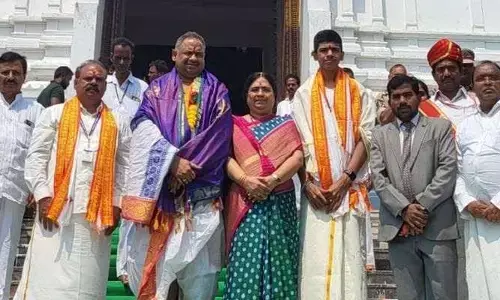 AP News:సత్యదేవుని సన్నిధిలో ఏపీ హైకోర్టు జడ్జి