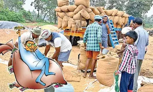 ధాన్యం కొనుగోళ్లలో బినామీల హవా.. చక్రం తిప్పుతోన్న అధికార పార్టీ నేతలు
