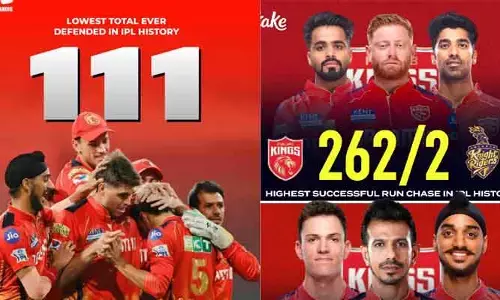 నాడు హైయస్ట్ స్కోర్ చేజ్.. నేడు అత్యల్ప స్కోర్ డిఫెండ్.. చరిత్ర సృష్టించిన పంజాబ్