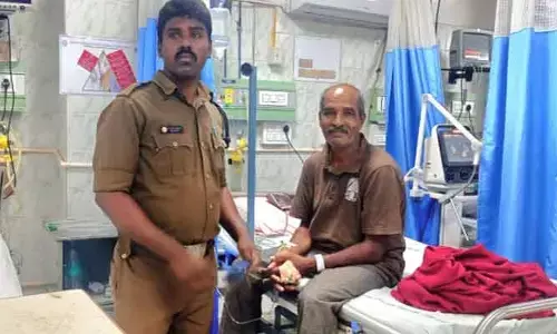 టీటీడీ ఈవో శ్యామలరావు బంగ్లాలో పాము.. బంధిస్తుండగా స్నేక్ క్యాచర్ చేతిపై కాటు