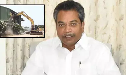 టీడీపీ ఎమ్మెల్యేకు హైడ్రా షాక్.. కార్యాలయం కూల్చివేత