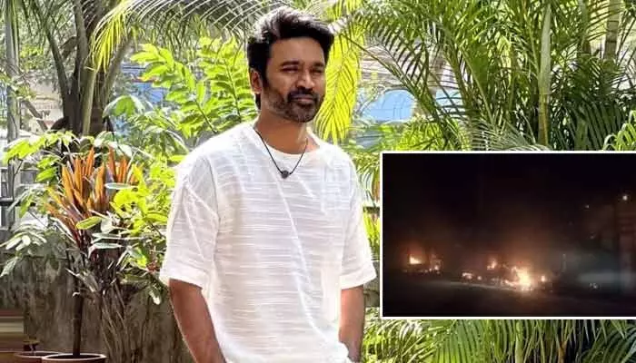 Idly Kadai: ధనుష్ సినిమా ‘ఇడ్లీ కడై’ సెట్లో భారీ అగ్ని ప్రమాదం Idly Kadai: ధనుష్ సినిమా ‘ఇడ్లీ కడై’ సెట్లో భారీ అగ్ని ప్రమాదం