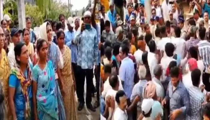 Ap News: ప్రభుత్వ భూమి ఆక్రమణ.. తీవ్ర ఉద్రిక్తత Ap News: ప్రభుత్వ భూమి ఆక్రమణ.. తీవ్ర ఉద్రిక్తత