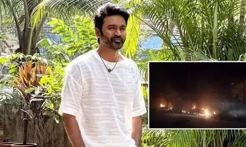 Idly Kadai: ధనుష్ సినిమా ‘ఇడ్లీ కడై’ సెట్‌లో భారీ అగ్ని ప్రమాదం