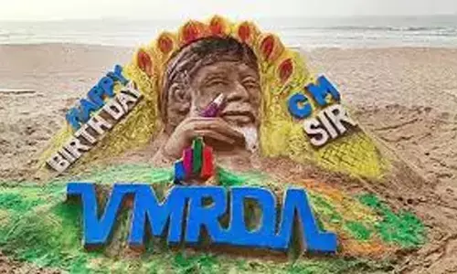 సీఎం చంద్రబాబుకు వినూత్నంగా బర్త్ డే విషెస్.. విశాఖ తీరంలో!?