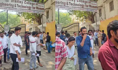 Court Exam: హైకోర్టు పరీక్షలో కంప్యూటర్ల మొరాయింపు? సెంటర్ వద్ద అభ్యర్థుల గందరగోళం