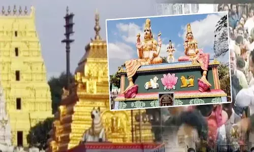 శ్రీశైల మల్లన్న ఆలయానికి పోటెత్తిన భక్తులు.. దర్శనానికి  సమయం ఎంతంటే?