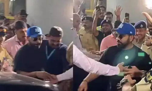 హైదరాబాద్‌కు చేరుకున్న రోహిత్ శర్మ.. ఆ క్రేజ్ చూస్తే మతి పోవాల్సిందే!