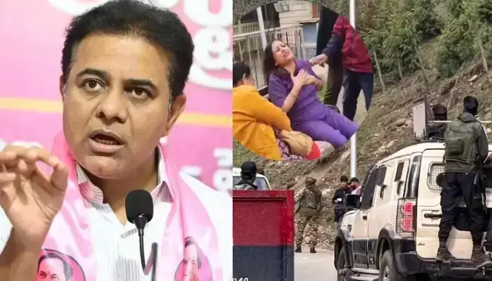 ఉగ్రదాడిపై కేటీఆర్ షాకింగ్ ట్వీట్