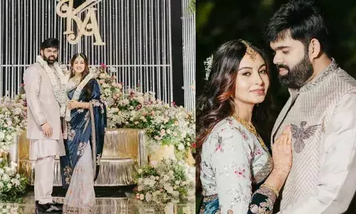 గ్రాండ్‌గా నటి అభినయ రిసెప్షన్..  ఆకట్టుకుంటోన్న నూతన దంపతుల ఫొటోలు