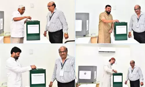 Hyderabad MLC election: ముగిసిన హైదరాబాద్ ఎమ్మెల్సీ పోలింగ్..  కాంగ్రెస్ ఓట్లు ఎటువైపు?