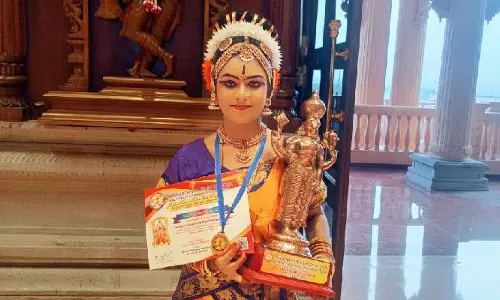 అంతర్జాతీయ దుబాయ్ క్లాసికల్ డాన్స్ ఫెస్టివల్ కు ఎంపికైన శ్రీయాన్షి...