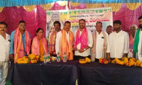 ఆడెల్లి పోచమ్మ ఆలయానికి కొత్త చైర్మన్.. భోజా గౌడ్ ప్రమాణ స్వీకారం