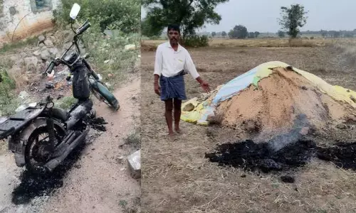 అల్లుడు కాదు... అగ్ని దేవుడే.. మొత్తం కాల్చేశాడుగా..!