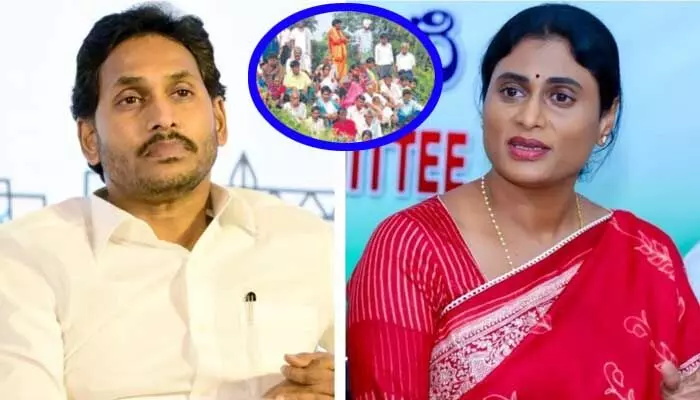 అన్న హయాంలో అన్యాయం.. జరిగింది చెప్పి చెల్లి వద్ద వాపోయిన బాధితులు అన్న హయాంలో అన్యాయం.. జరిగింది చెప్పి చెల్లి వద్ద వాపోయిన బాధితులు