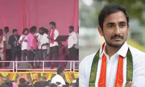 రసాభాసగా మారిన బీఆర్ఎస్ రజతోత్సవ సభ.. టీపీసీసీ నేత సామా సంచలన వీడియో