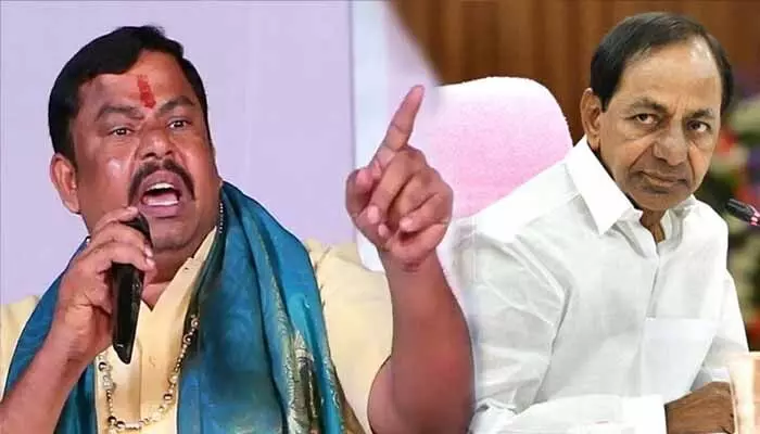 జూట మాటలకు బ్రాండ్ ‘కేసీఆర్’.. ఎమ్మెల్యే రాజాసింగ్ హాట్ కామెంట్స్ జూట మాటలకు బ్రాండ్ ‘కేసీఆర్’.. ఎమ్మెల్యే రాజాసింగ్ హాట్ కామెంట్స్