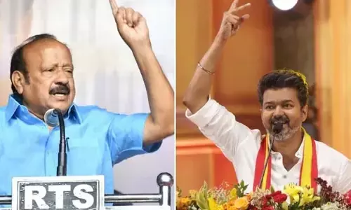 టీవీకే అంటే త్రిష, కీర్తి సురేష్..విజయ్ పార్టీపై మంత్రి సెటైర్లు