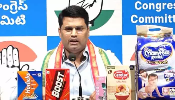 ఈ సారి కేసీఆర్ పిల్లలకు పాలపీకా, డైపర్లు అందిస్తాం.. కాంగ్రెస్ నేత ఫహీం హాట్ కామెంట్స్ ఈ సారి కేసీఆర్ పిల్లలకు పాలపీకా, డైపర్లు అందిస్తాం.. కాంగ్రెస్ నేత ఫహీం హాట్ కామెంట్స్