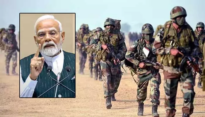 టైమ్, డేట్ రెండూ భారత సైన్యమే డిసైడ్ చేస్తుంది.. ప్రధాని మోడీ సంచలన ప్రకటన టైమ్, డేట్ రెండూ భారత సైన్యమే డిసైడ్ చేస్తుంది.. ప్రధాని మోడీ సంచలన ప్రకటన