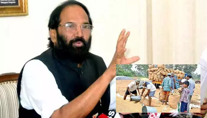 TG News : రైతులకు ఉత్తమ్ గుడ్ న్యూస్.. వాటికి వెంటనే బోనస్ TG News : రైతులకు ఉత్తమ్ గుడ్ న్యూస్.. వాటికి వెంటనే బోనస్