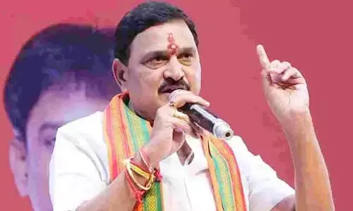 ఏపీకి రాజధాని లేకపోవడానికి కారణం వైసీపీనే.. కేంద్ర మంత్రి శ్రీనివాస రాజు ఫైర్