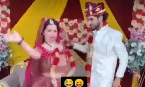 Viral Video : పెళ్లి కూతురి డ్యాన్స్ చూసి దడుసుకున్న కొత్త పెళ్లి కొడుకు.. ఇలా దొరికిపోయానేంట్రా.. నేనే ఎక్స్‌ట్రా అనుకున్నా కానీ..