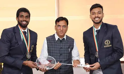 సాత్విక్, చిరాగ్‌లకు ఖేల్ రత్న ప్రదానం