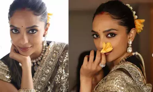 చీరలో అదిరిపోయే ఫొటోస్ షేర్ చేసిన శోభిత ధూళిపాళ.. ఫస్ట్ టైం అక్కినేని కోడలిగా కనిపిస్తున్నావంటూ కామెంట్స్
