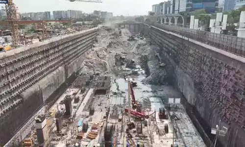 Bullet train station: ఫస్ట్ భూగర్భ బుల్లెట్ ట్రైన్ స్టేషన్ చూశారా! ముంబాయిలో భారీ స్టేషన్ టన్నెల్..