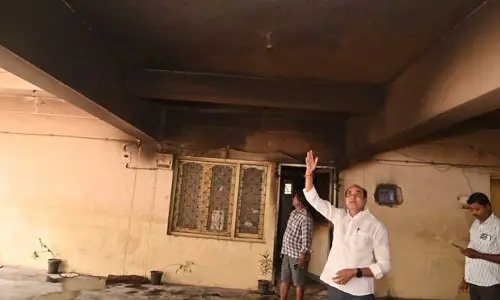 తెలంగాణ రాష్ట్ర మున్సిపల్ ఛాంబర్స్ లో అగ్ని ప్రమాదం