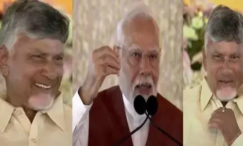 తెలుగులో మాట్లాడిన ప్రధాని మోడీ.. మురిసిపోయిన సీఎం చంద్రబాబు