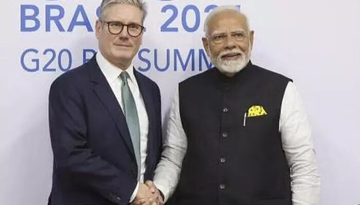 India-UK: ఖరారైన భారత్, యూకే వాణిజ్య ఒప్పందం India-UK: ఖరారైన భారత్, యూకే వాణిజ్య ఒప్పందం