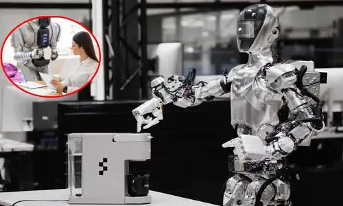 AI robotics : వావ్.. అచ్చం మనుషుల్లా కాఫీ తయారు చేస్తున్న రోబో!!