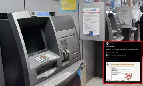 ATMs Closed rumors: ఏటీఎంలు మూసివేస్తున్నారంటూ వదంతులు..  వాటిని నమ్మవద్దన్న పీఐబీ ఫ్యాక్ట్​చెక్​
