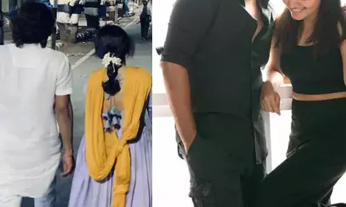 ప్రియుడితో కలిసి గిరి ప్రదక్షిణ చేసిన విరూపాక్ష బ్యూటీ.. ఫొటోలు వైరల్
