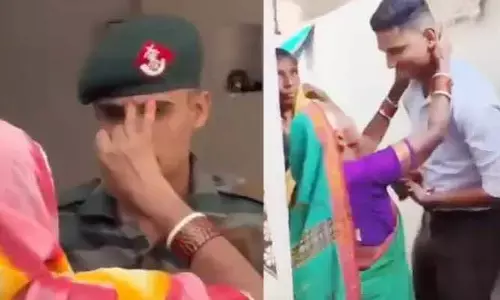 India-Pakistan War : మా గురించి బెంగ పెట్టుకోకు, పైలంగా వెళ్లిరా బిడ్డా.. సెలవులో ఉన్న ఆర్మీ జవాన్లకు వీర తిలకం దిద్ది యుద్ధరంగానికి పంపుతున్న తల్లులు
