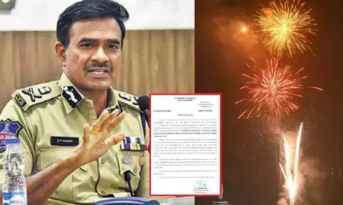 హైదరాబాద్‌లో బాణాసంచా కాల్చడంపై నిషేదం.. ఆర్డర్ జారీ చేసిన సీవీ ఆనంద్