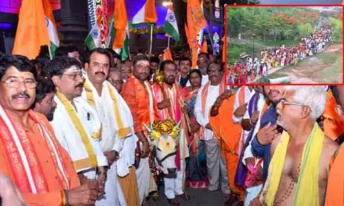 నరసింహస్వామి జయంతి.. యాదగిరిగుట్టలో గిరి ప్రదక్షిణ