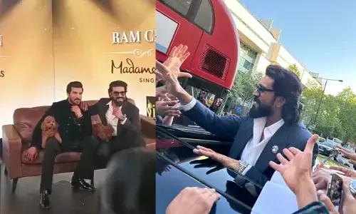 లండన్‌‌లో రామ్ చరణ్ మైనపు విగ్రహావిష్కరణ.. ఎలిజబెత్-2 తర్వాత మన గ్లోబల్ స్టారే అంటా!