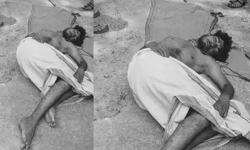 రోడ్డు ప్రమాదంలో హనుమాన్ దీక్షలో ఉన్న  యువకుడు మృతి