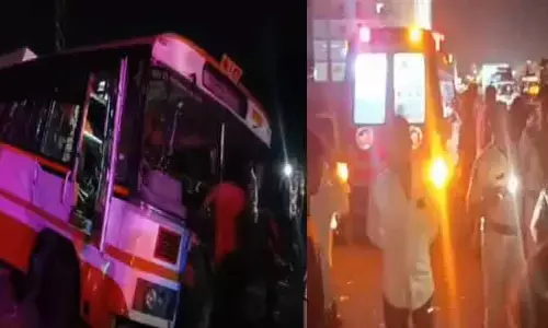తిరుపతి జిల్లాలో ఘోర రోడ్డు ప్రమాదం.. 35 మందికి గాయాలు