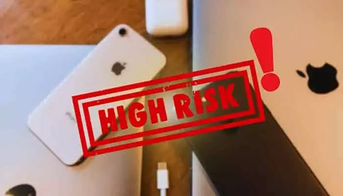 Alert for iPhone users : ఐఫోన్ వాడుతున్నారా..? మీ పర్సనల్ డేటా హ్యాక్ అవ్వొచ్చు జాగ్రత్త! Alert for iPhone users : ఐఫోన్ వాడుతున్నారా..? మీ పర్సనల్ డేటా హ్యాక్ అవ్వొచ్చు జాగ్రత్త!