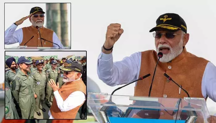 ‘15 నిమిషాల్లోనే శత్రువులను చావు దెబ్బ కొట్టాం’.. మరోసారి సైన్యాన్ని అభినందించిన ప్రధాని మోడీ ‘15 నిమిషాల్లోనే శత్రువులను చావు దెబ్బ కొట్టాం’.. మరోసారి సైన్యాన్ని అభినందించిన ప్రధాని మోడీ