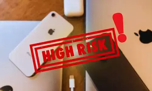 Alert for iPhone users : ఐఫోన్  వాడుతున్నారా..?  మీ పర్సనల్ డేటా హ్యాక్ అవ్వొచ్చు జాగ్రత్త!