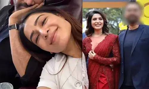 జర్నీ స్టార్ అయిందని అతని భుజం మీద పడుకున్న ఫొటో షేర్ చేసిన సమంత.. ఫుల్ ఖుషీలో ఫ్యాన్స్